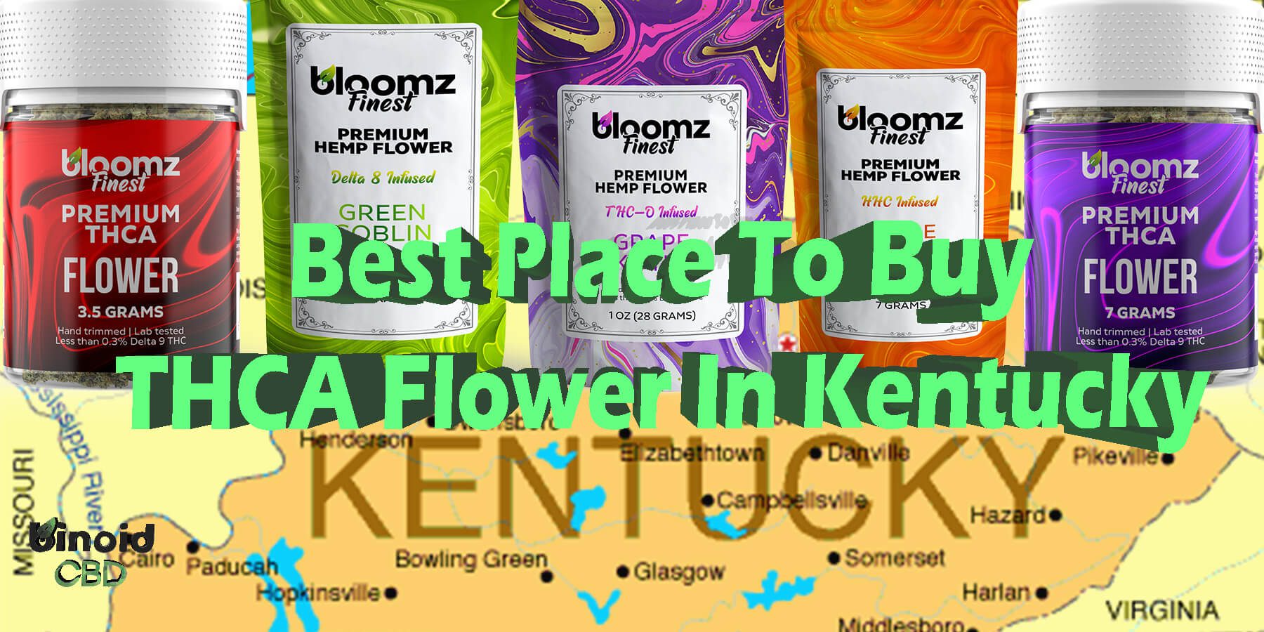 Where To Buy THCA Flower Hemp In Kentucky Get Online Near Me For Sale Best Brand Strongest Real