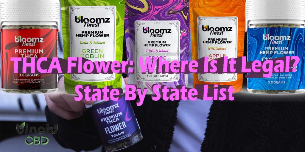 THCA Flower Where is it Legal? State by State List