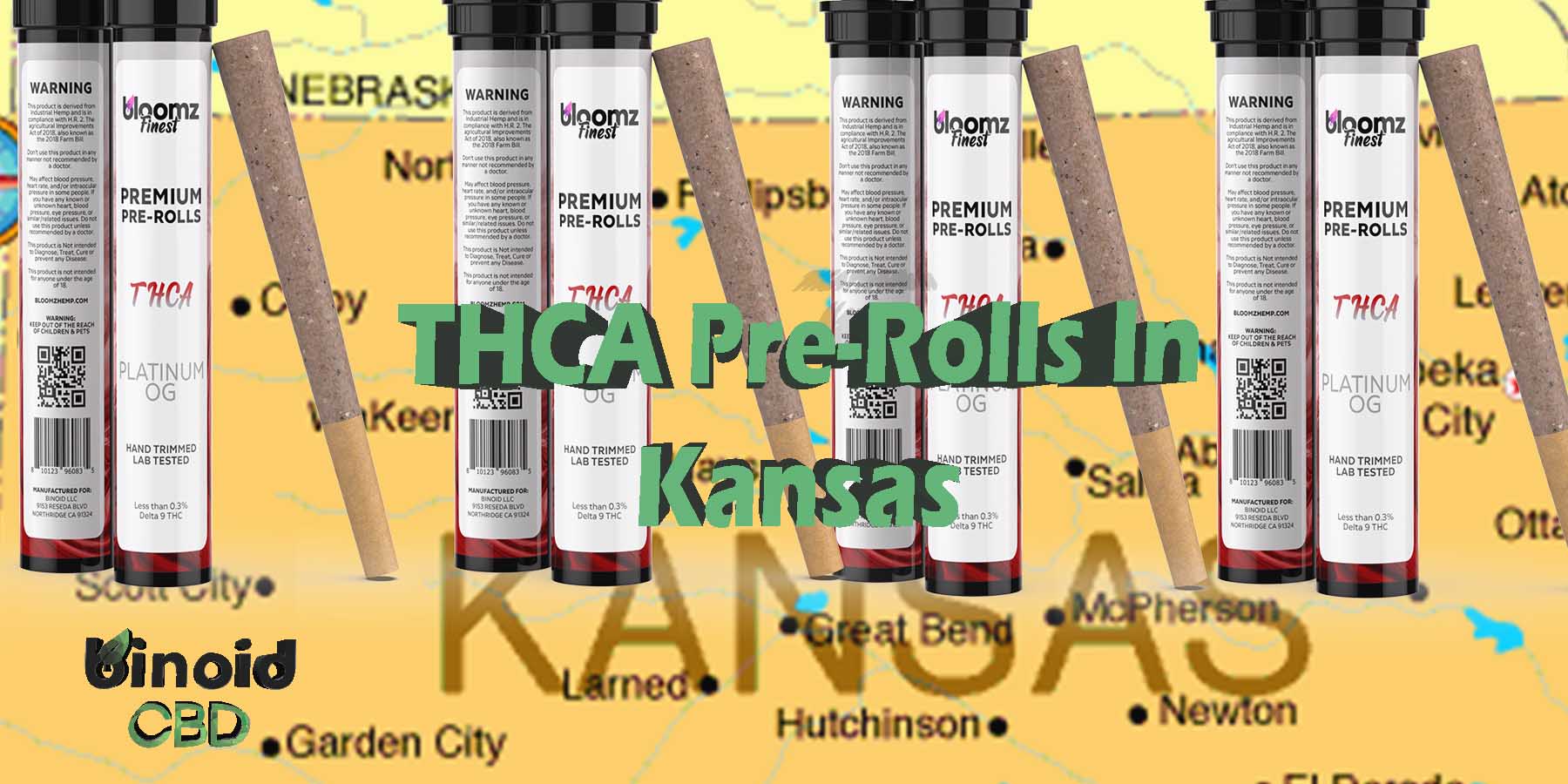 THCA Pre-Rolls In Kansas Hemp Flower Where To Get Near Me-Best-Place-Lowest Price Coupon Discount Strongest Brand Bloomz