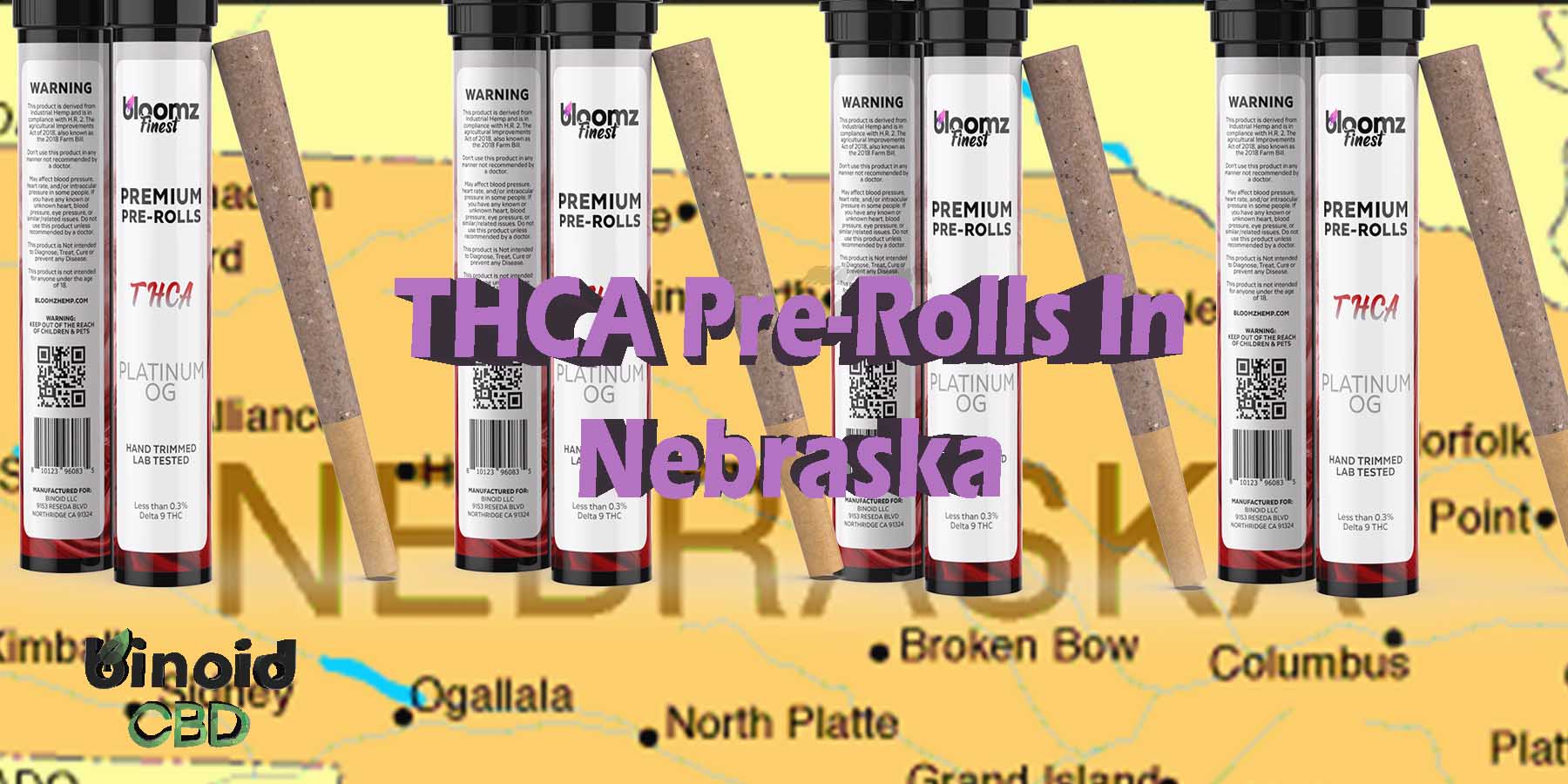 THCA Pre-Rolls In Nebraska THCA Hemp Flower Indica Where To Get Near Me Best Place Lowest Price Coupon Discount Strongest Brand Bloomz