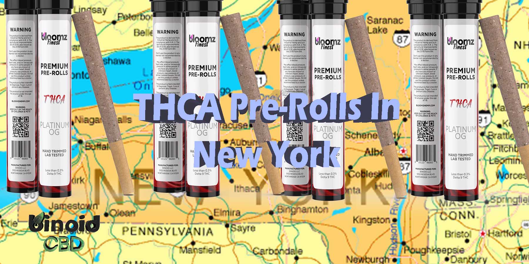 THCA Pre-Rolls In New York THCA Hemp Flower Indica Where To Get Near Me Best Place Lowest Price Coupon Discount Strongest Brand Bloomz
