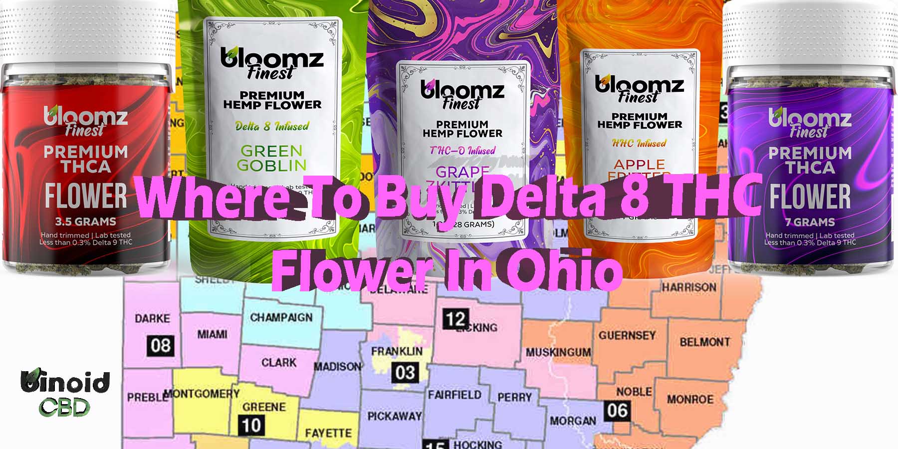 Where To Buy Delta 8 THC Flower In Ohio Pre-Rolls Where To Get Near Me Best Place Lowest Price Coupon Discount Strongest Brand Bloomz