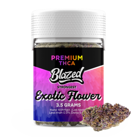 Blazed Exotic Flower 3.5g Hemp Flower BestHemp Where To Buy How To Buy OnlineSmokeShop GoodPrice GetNearMe LowestCoupon DiscountStore Shoponline THCOnline StrongestSmoke ShopBloomz Hemp THC