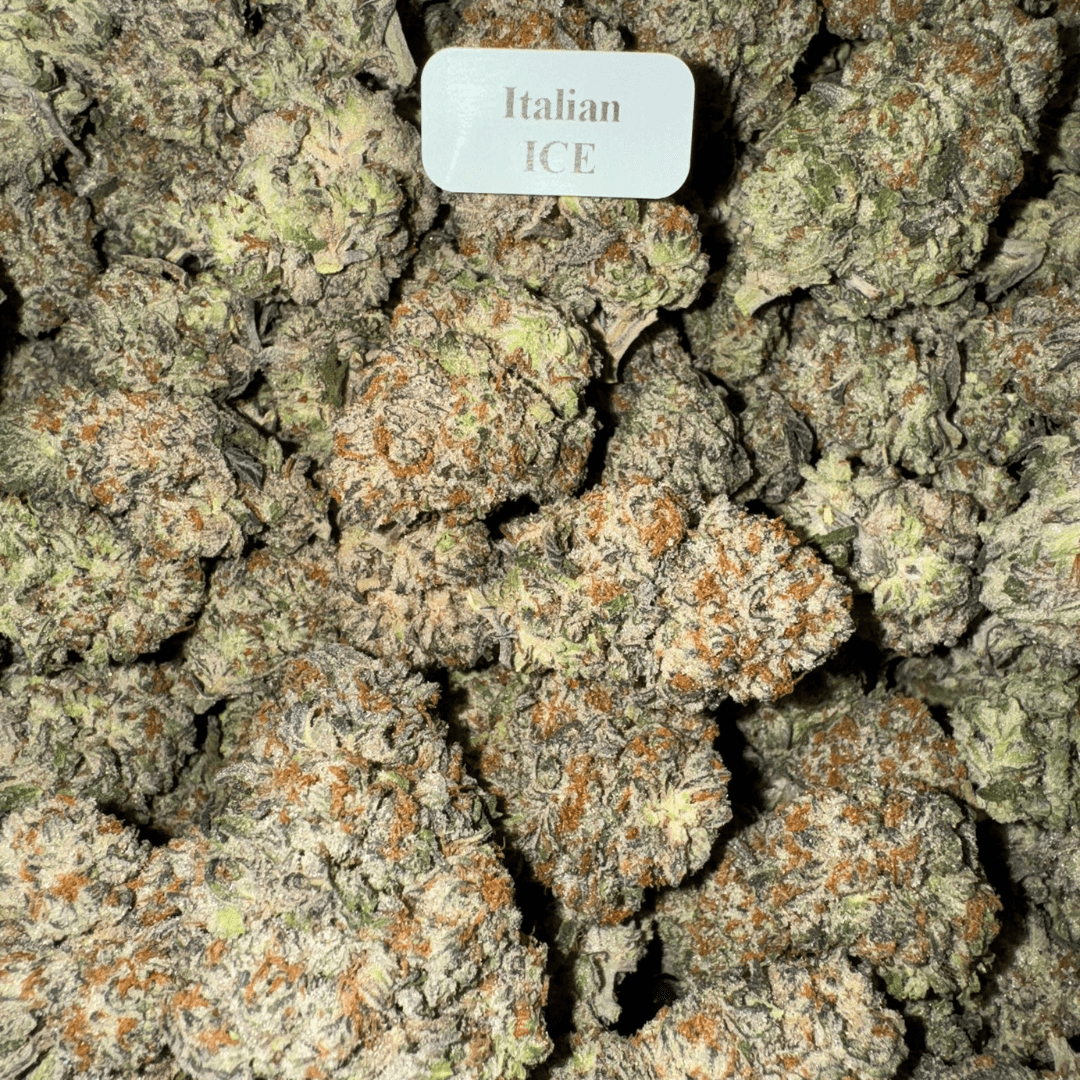 THCA Flower – Exotics – Gold Line – 28g, Flavor: Italian Ice